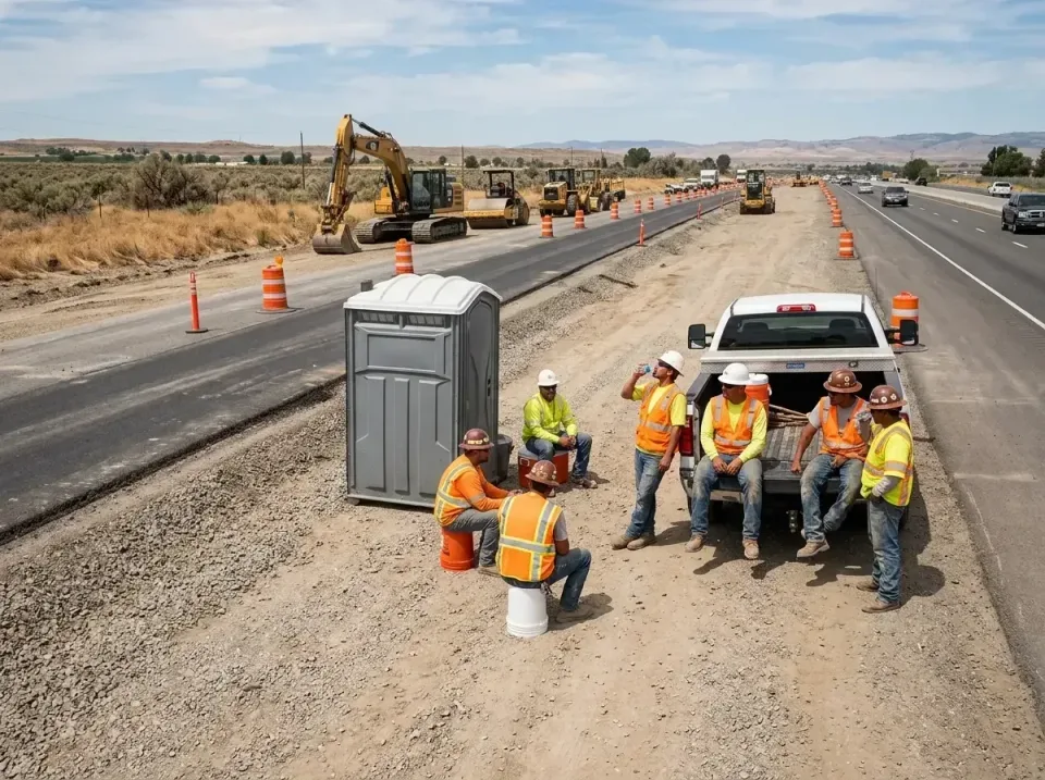 highway-road-construction-crew-007 — frequently asked questions, Porta Potty and Restroom Rentals in Bell, CA